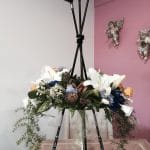 Floral arrangement with golf clubs standing up - Florists Bundaberg, QLD