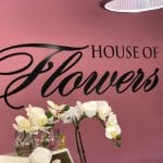 Bundaberg House of Flowers store logo on store wall - Florist Bundaberg, QLD