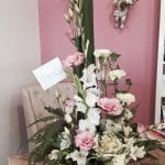 Large pink and white flower box - corporate flowers Bundaberg, QLD