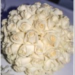 Bouquet of white roses - Wedding Flowers Bundaberg, QLD