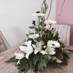 White flower arrangement - Wedding Flowers Bundaberg, QLD