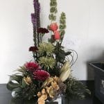 Red carnations floral arrangement - Florists Bundaberg, QLD
